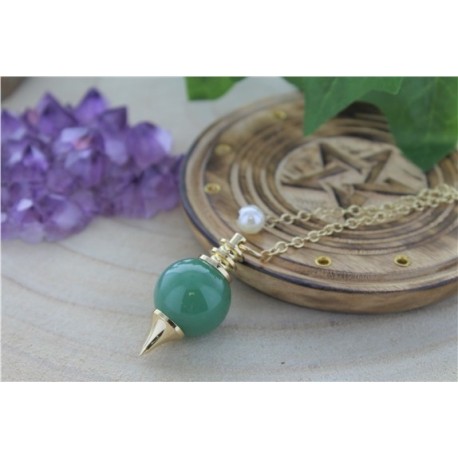 Pendule Sephoroton en Aventurine Verte