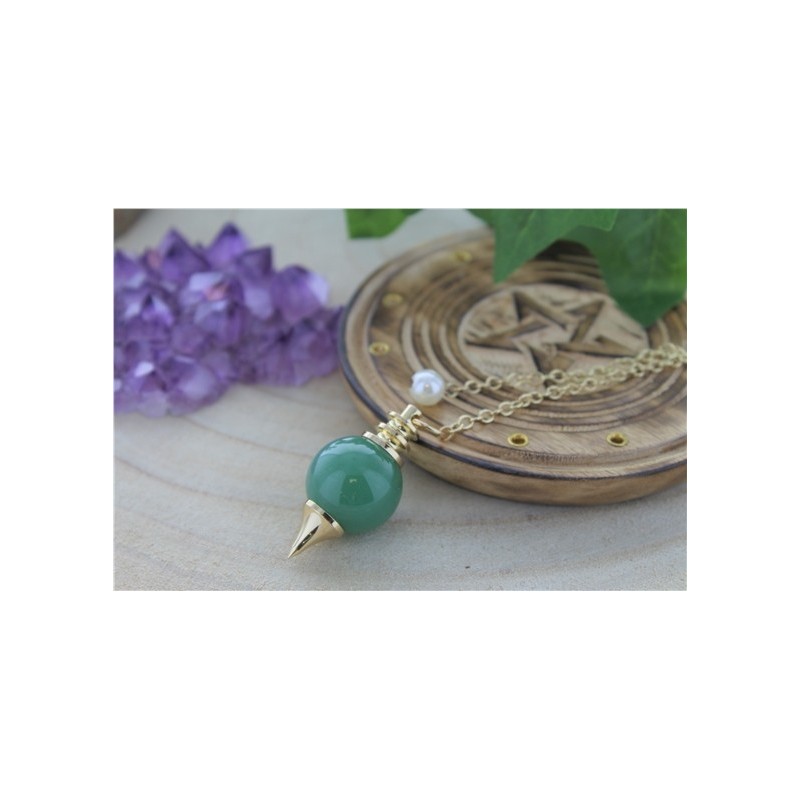 Pendule Sephoroton en Aventurine Verte