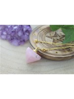 Pendule Toupie en Quartz Rose