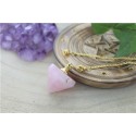 Pendule Toupie en Quartz Rose