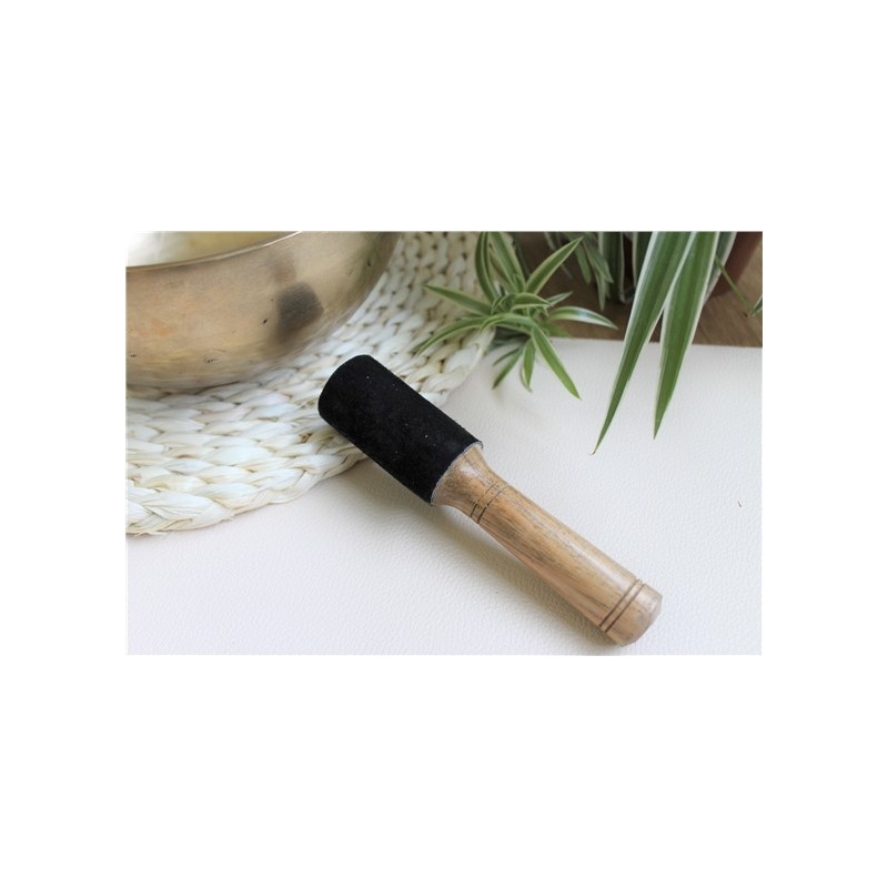 Bâton pour Bol Chantant en Bois et Daim 15 cm 