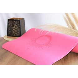 Tapis de Yoga en TPE Fuschia