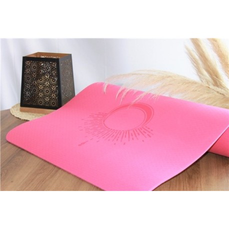 Tapis de Yoga en TPE Fuschia 