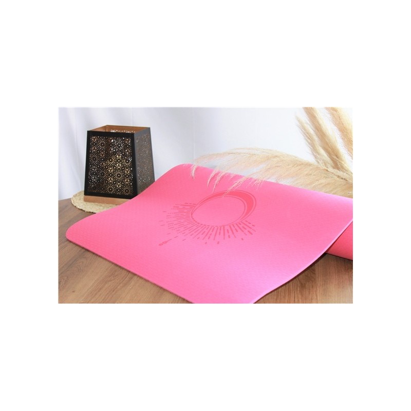 Tapis de Yoga en TPE Fuschia 