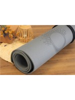 Tapis de Yoga en TPE Gris 