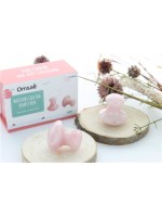 Coffret Masseurs Gua Sha en Quartz Rose Assortiment de 2 