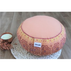 Coussin Rond de Yoga Imprimé Ayurvéda 