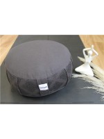 Coussin de Yoga Rond Noir 