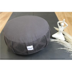 Coussin de Yoga Rond Noir