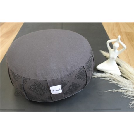 Coussin de Yoga Rond Noir 