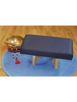 Banc de Méditation Shoggi en Bois avec Assise Rembourrée 