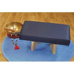 Banc de Méditation Shoggi en Bois avec Assise Rembourrée