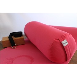 Bolster de Yoga Rose en Sarrasin 