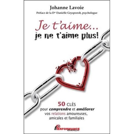 Je t'aime... je ne t'aime plus ! 50 clés pour comprendre et améliorer... 