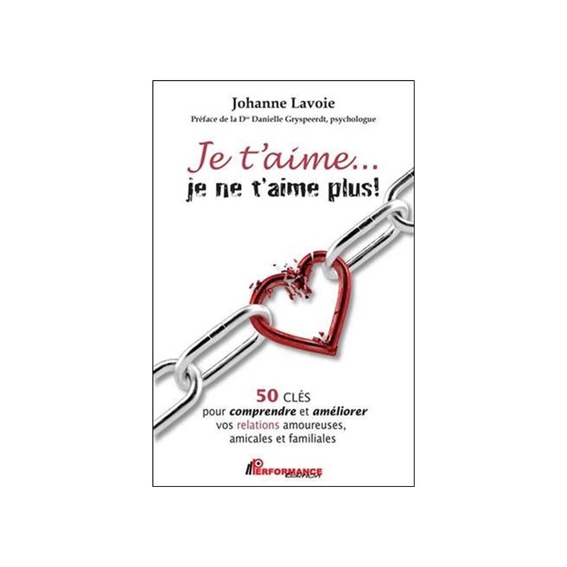 Je t'aime... je ne t'aime plus ! 50 clés pour comprendre et améliorer... 