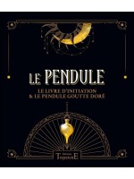 Le Pendule - Coffret - Le livre d'initiation & le pendule goutte doré 