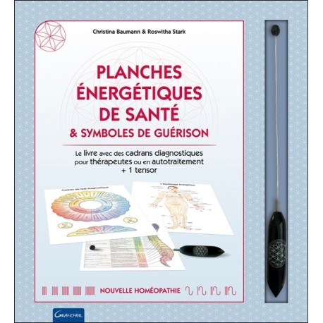 Planches énergétiques de santé & symboles de guérison - Coffret - Le livre avec des cadrans diagnostiques pour thérapeutes ou en