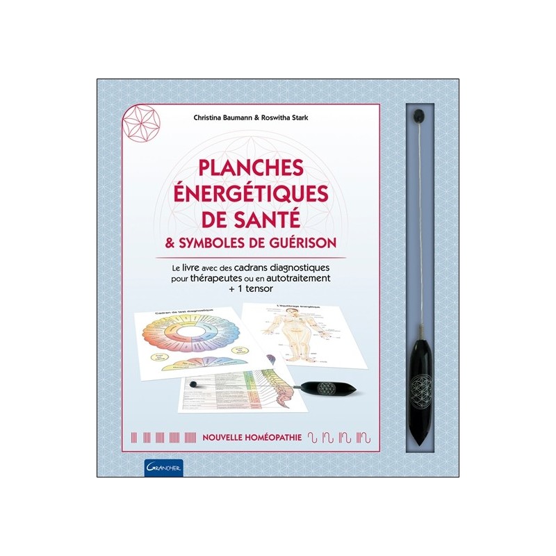 Planches énergétiques de santé & symboles de guérison - Coffret - Le livre avec des cadrans diagnostiques pour thérapeutes ou en