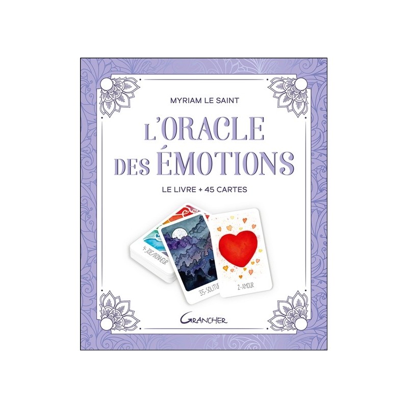 L'Oracle des émotions - Le livre + 45 cartes - Coffret 