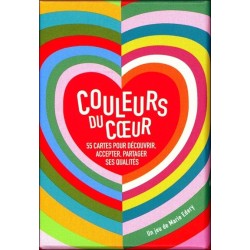 Couleurs du coeur - 55 cartes pour découvrir, accepter, partager ses qualités - Coffret 