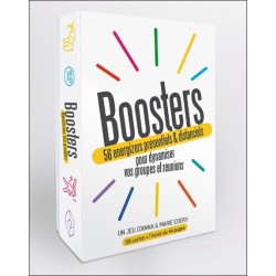 Boosters - 56 energizers présentiels & distanciels pour dynamiser vos groupes et réunions - Coffret 