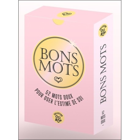 Bons Mots - 52 mots doux pour oser l'estime de soi - Coffret 