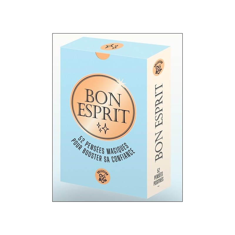 Bon esprit - 52 pensées magiques pour booster sa confiance - Coffret 