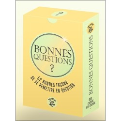 Bonnes questions - 52 bonnes façons de se remettre en question - Coffret