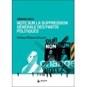 Note sur la suppression générale des partis politiques 