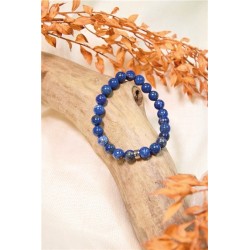 Bracelet Lapis Lazuli Perles rondes 8 mm