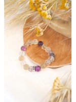 Bracelet Fluorite Perles rondes 10 mm 