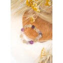 Bracelet Fluorite Perles rondes 10 mm 