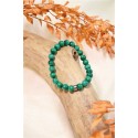 Bracelet Malachite Perles Rondes 8 mm 