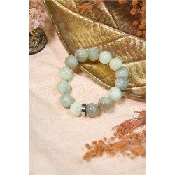 Bracelet Amazonite Perles rondes 14 mm 