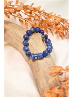 Bracelet Lapis Lazuli Perles rondes 12 mm 