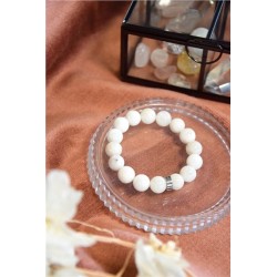 Bracelet Pierre de Lune Perles rondes 12 mm 