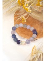 Bracelet Fluorite Perles rondes 12 mm 