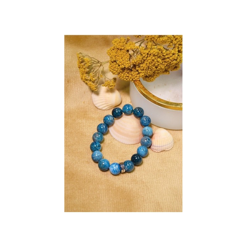 Bracelet Apatite Perles rondes 12 mm 