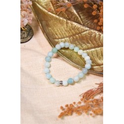 Bracelet Amazonite Perles rondes 8 mm 