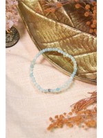 Bracelet Amazonite Perles rondes 4 mm 