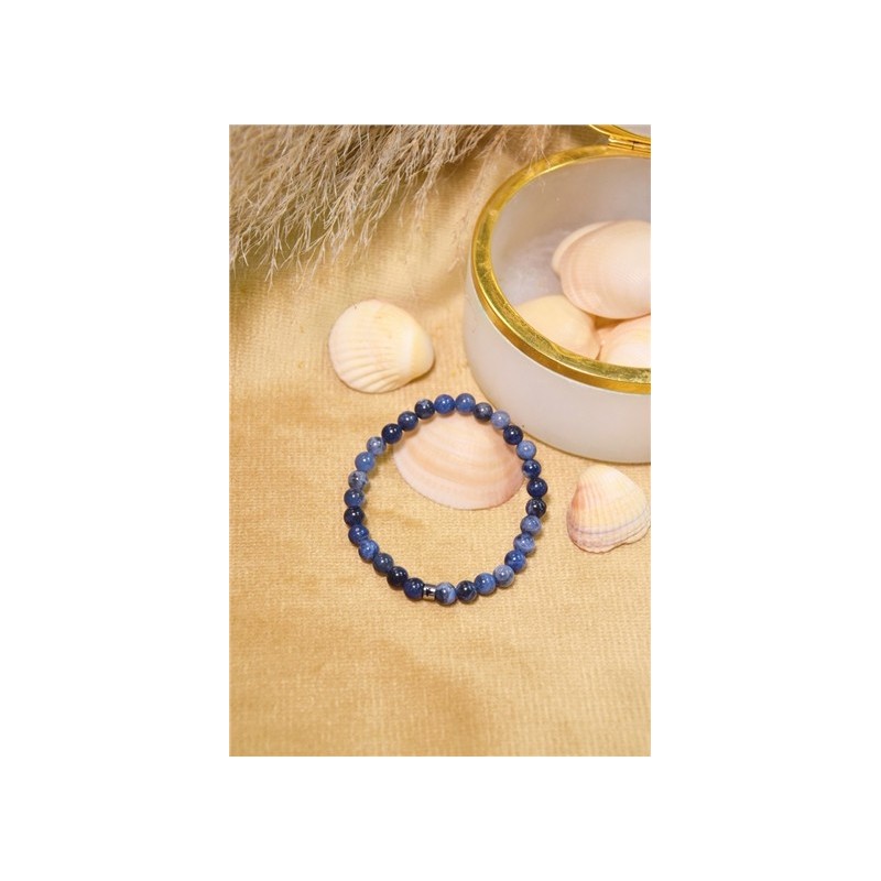 Bracelet Sodalite Perles rondes 6 mm 