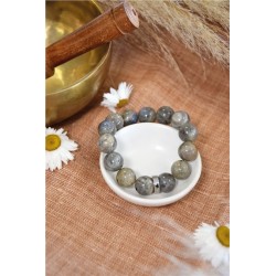 Bracelet Labradorite Perles rondes 14 mm 