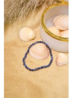 Bracelet Sodalite Perles rondes 4 mm 