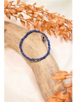 Bracelet Lapis Lazuli Perles rondes 4 mm 