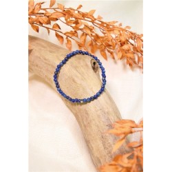 Bracelet Lapis Lazuli Perles rondes 4 mm