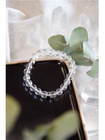 Bracelet Cristal de Roche Perles rondes 8 mm 
