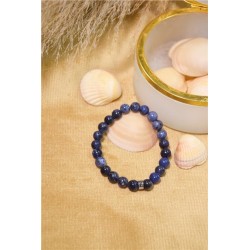 Bracelet Sodalite Perles rondes 8 mm 