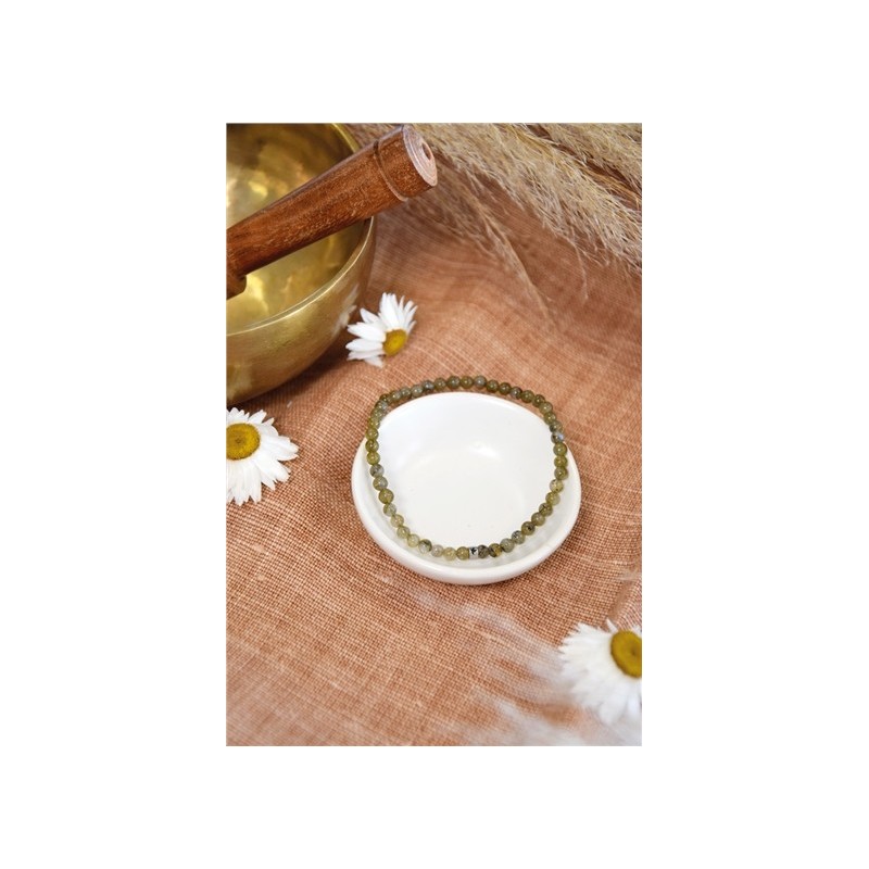 Bracelet Labradorite Perles rondes 4 mm 