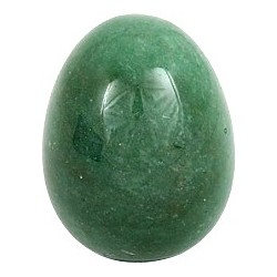 Oeuf Aventurine verte 30 x 45 mm - La pièce